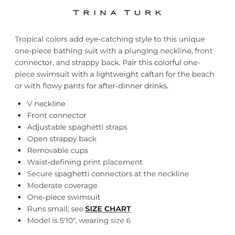 Trina Turk India Garden One-Piece Swimsuit